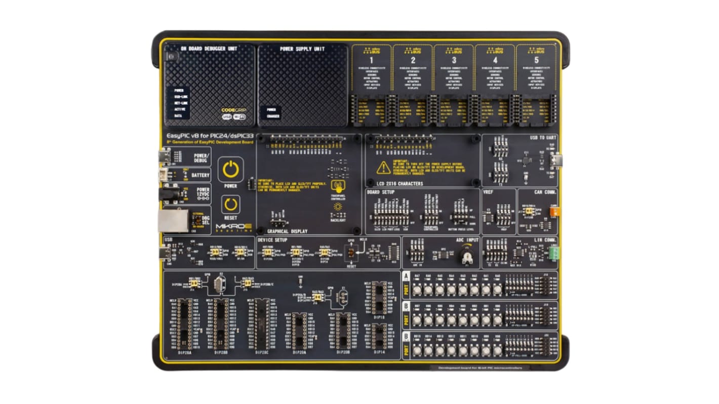 Brand-Rex EasyPIC v8 For PIC24/dsPIC33 MIKROE-4750