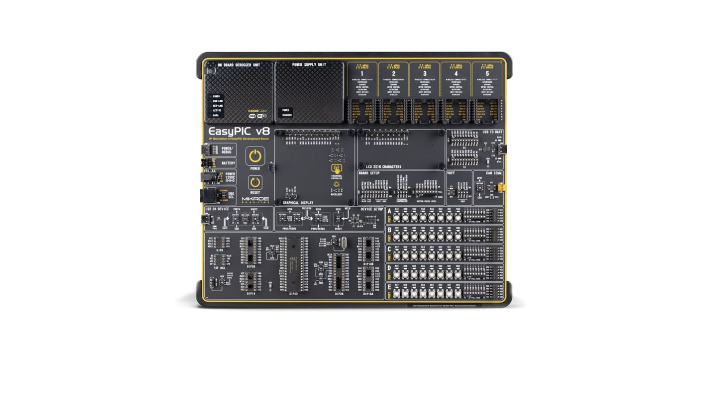 Brand-Rex EasyPIC v8 Over USB-C USB Development Board MIKROE-5314