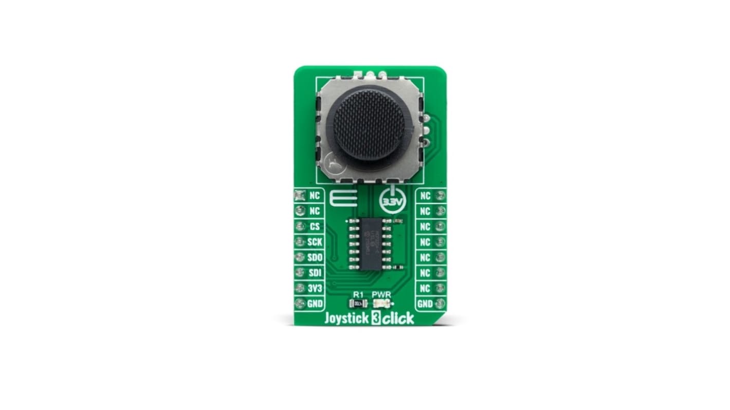 Scheda di sviluppo Joystick 3 Click Brand-Rex con SPI
