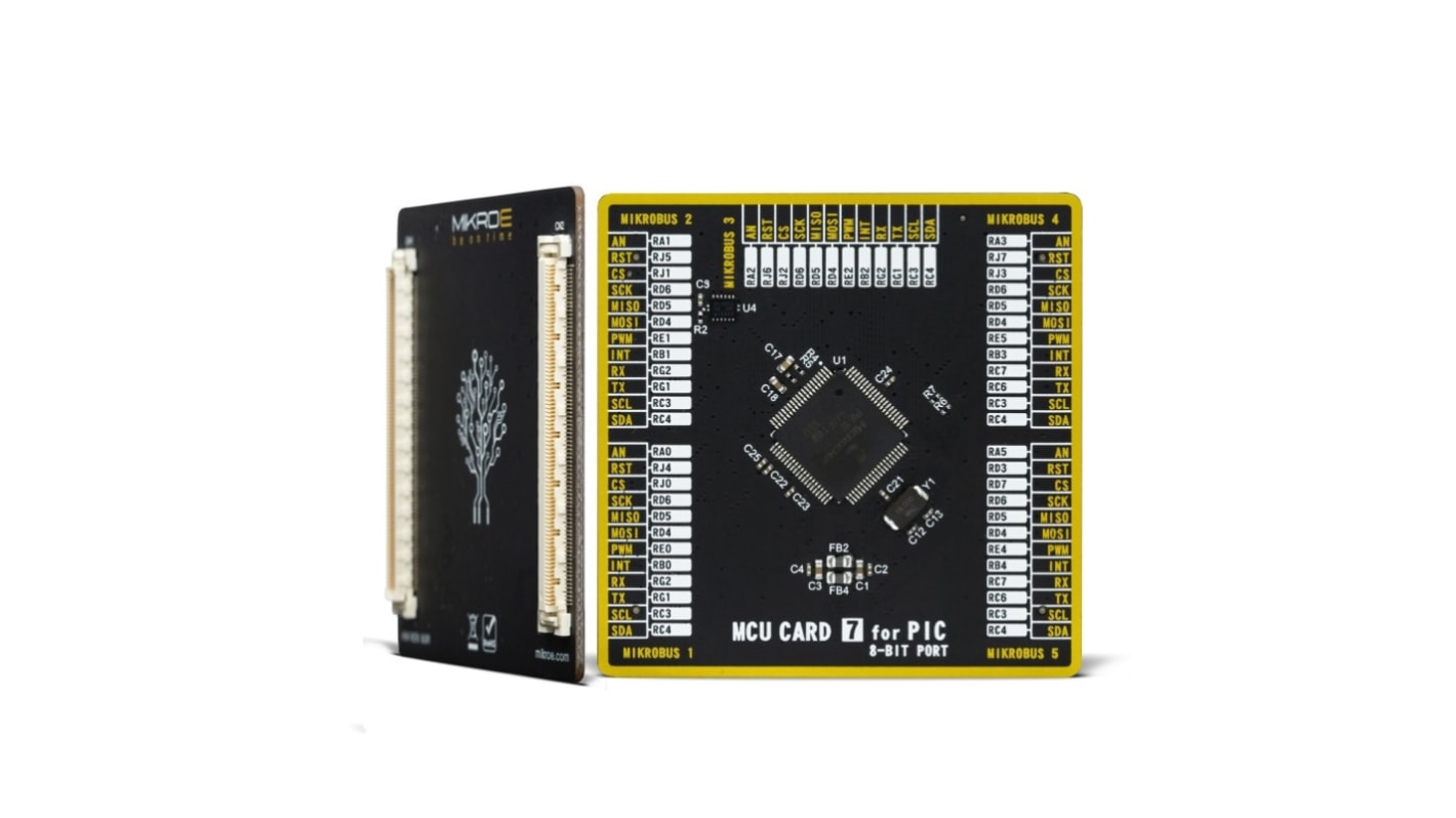 Brand-Rex 第八代单片机开发板, PIC内核, MCU CARD 7 For PIC PIC18F85J50