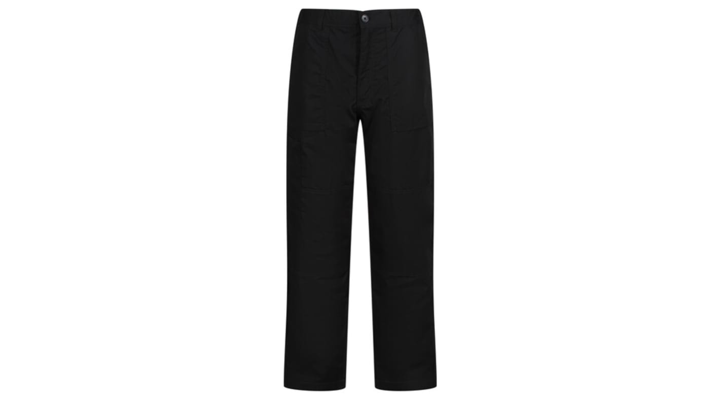 Pantaloni TRJ331 Nero Policotone taglia Normale, lunghezza 30poll Idrorepellente 40poll 101.5cm