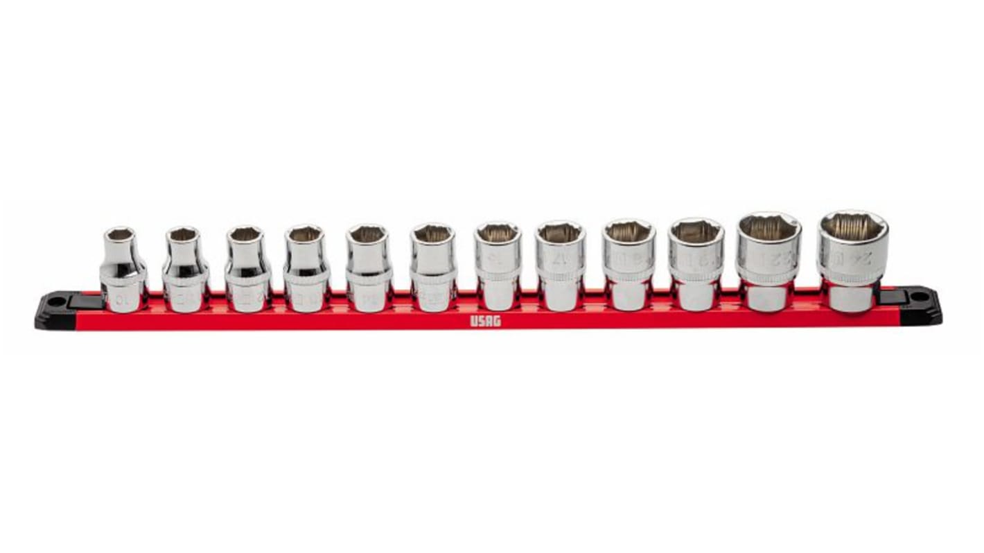 Set di bussole Usag 235 1/2 X/SE12 da 13 pezzi