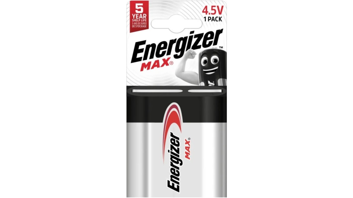 Energizer Zinc Manganese Dioxide 4.5V, 3LR12 Battery