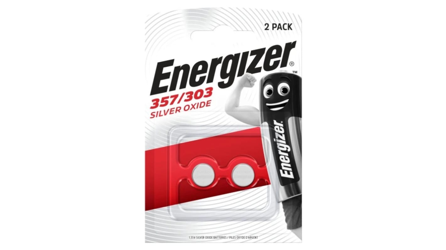 Energizer Button Batteries, 1.55V, 11.6mm Diameter
