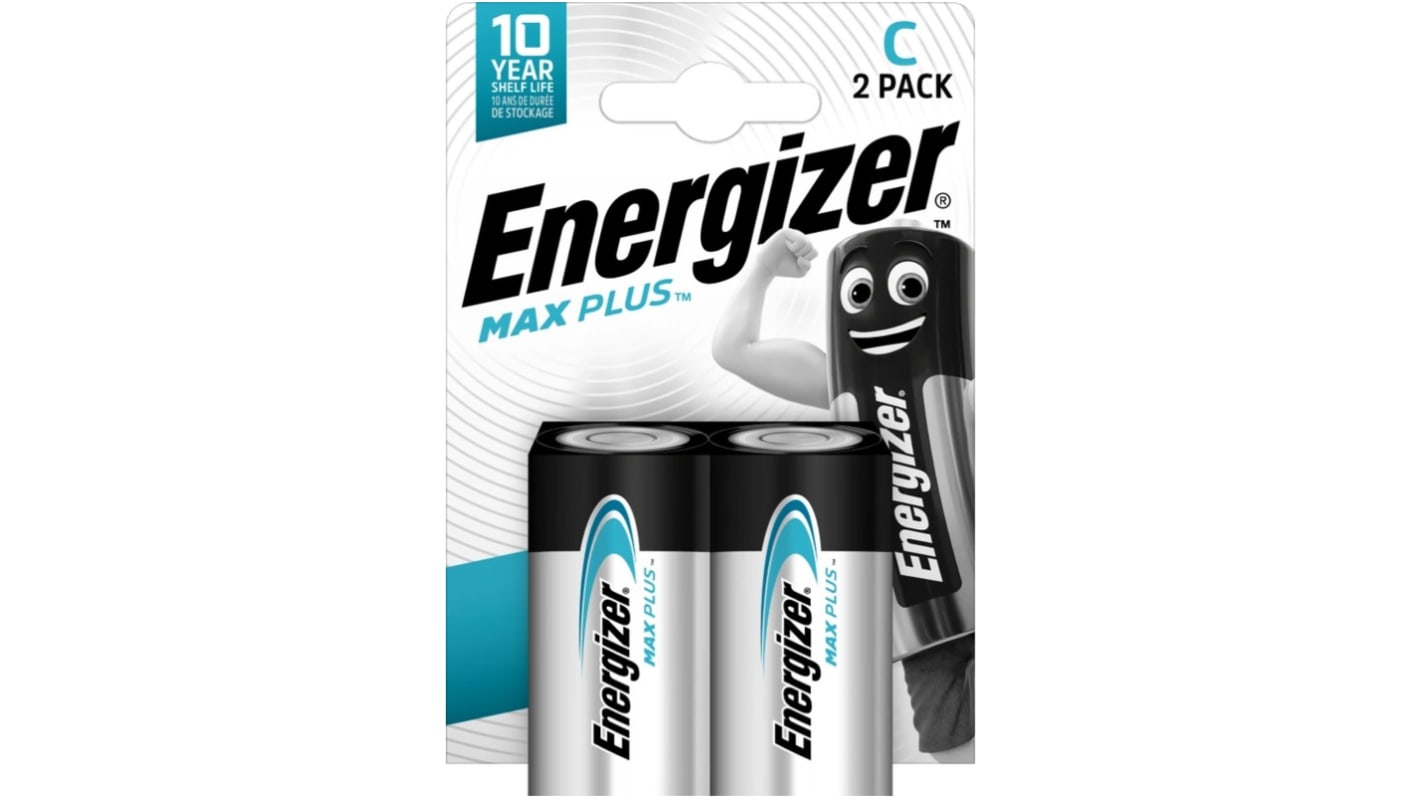 Pila de Dióxido de zinc-manganeso, Energizer MAX PLUS, 1.5V