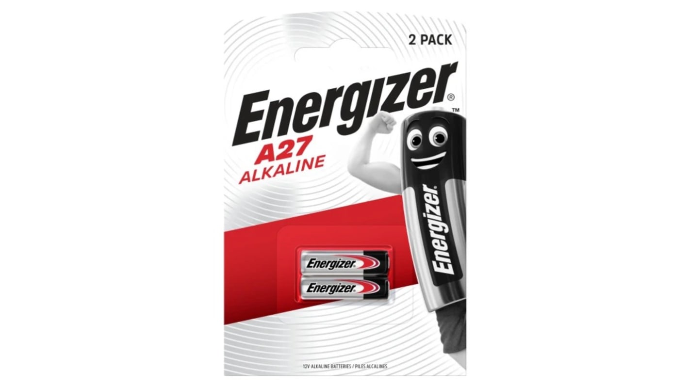 Energizer Manganese Dioxide 12V, A27 Battery