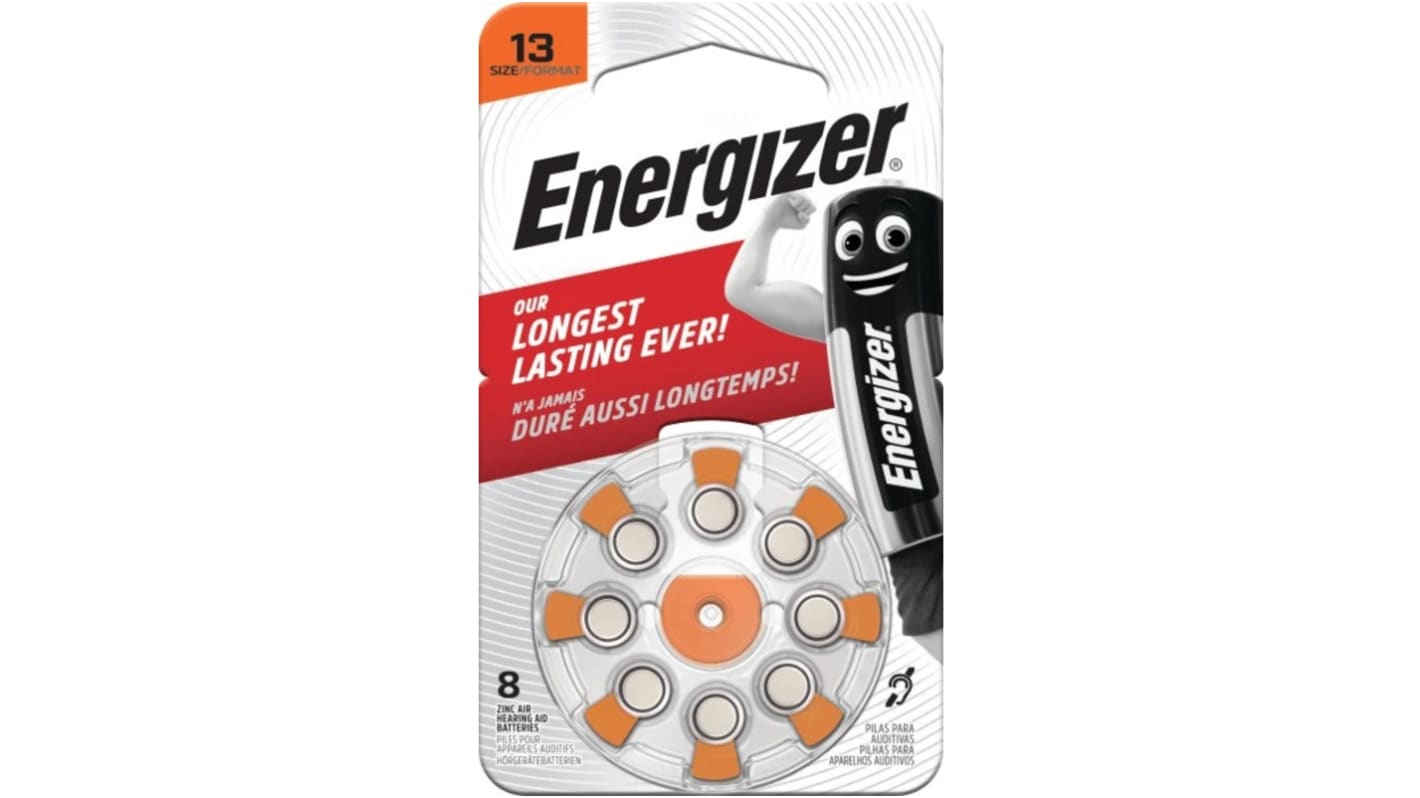 Energizer PR48 Batterie, 1.4V / 258mAh Zink-Luft