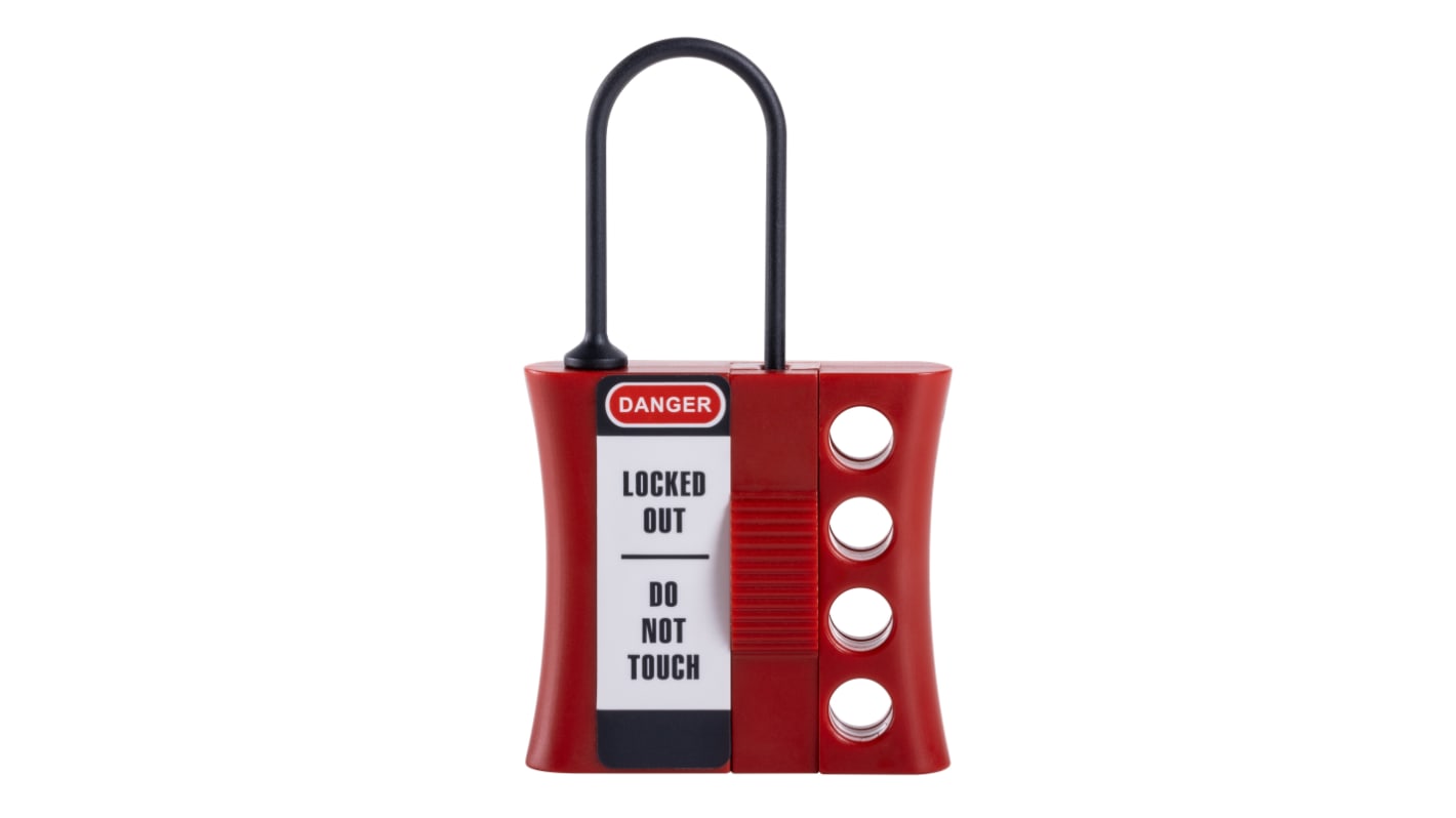 Blokada Zapięcie blokady Master Lock Czerwony zamki: 4