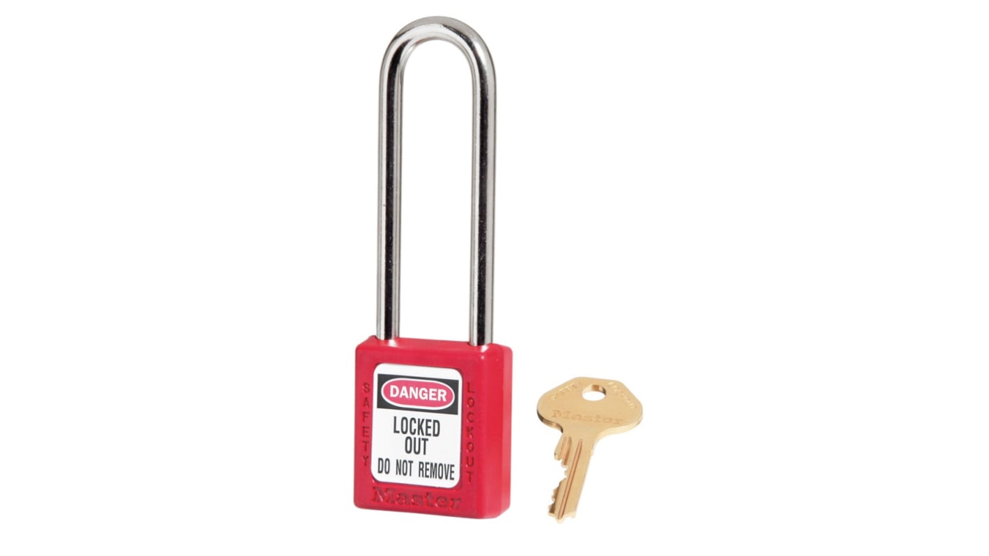 Blokada Kłódki ochronne Master Lock Czerwony zamki: 1