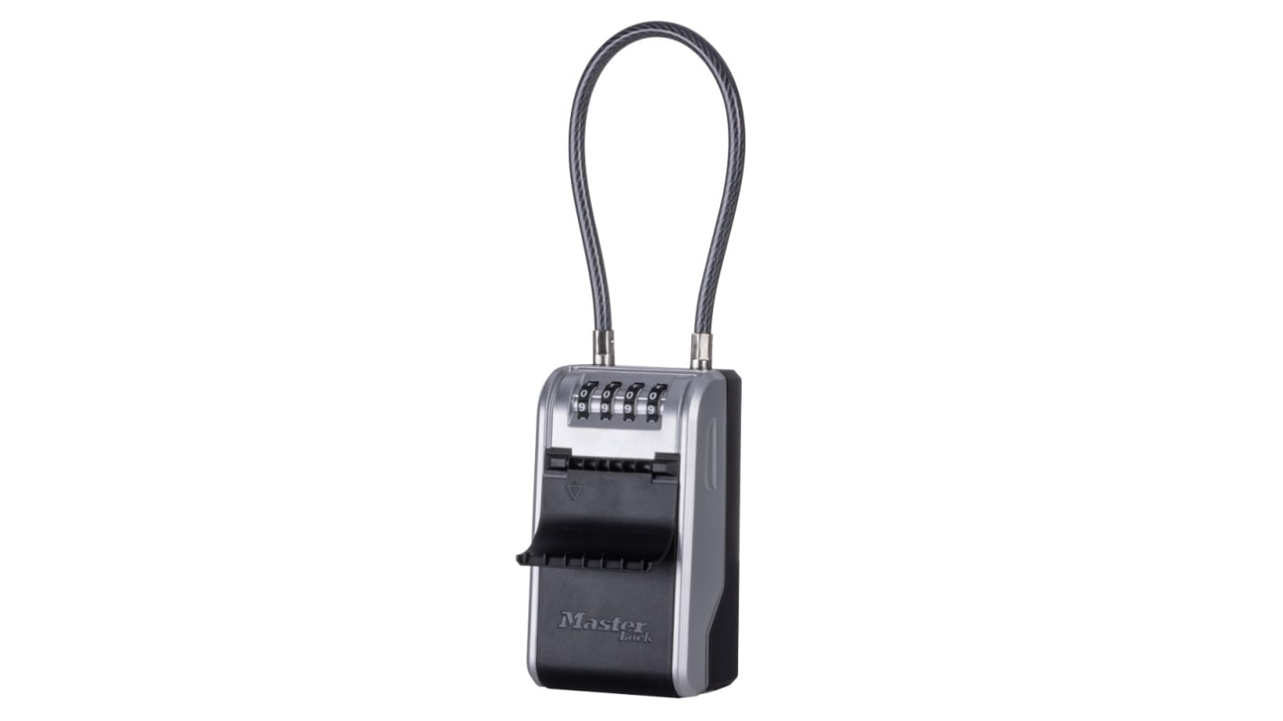 Master Lock 钥匙盒, 锁梁安装, 使用组合锁打开