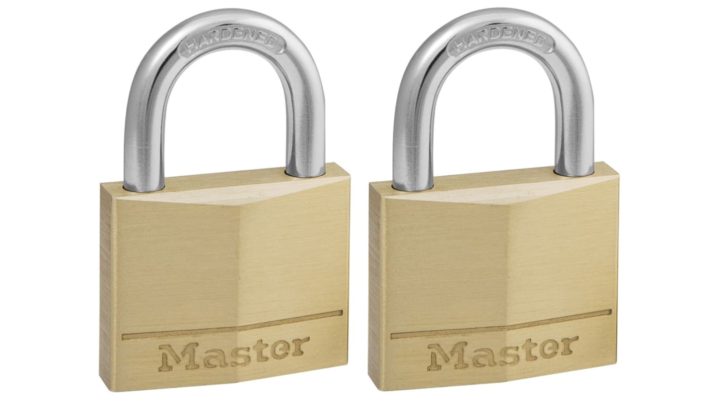 Kłódka średnica szekli: 6mm Master Lock Kłódka W budynkach mosiężna