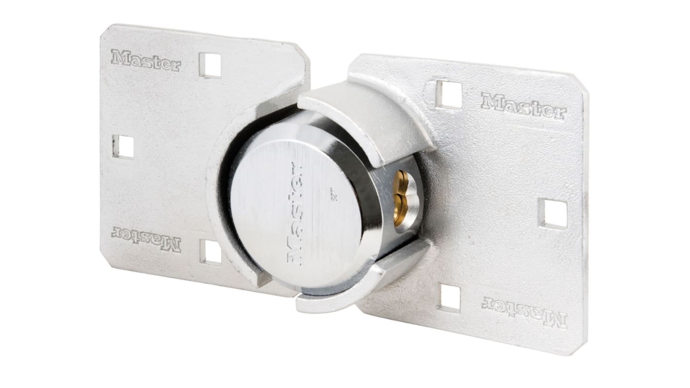 Master Lock Hardened Steel Hasp & Staple, 230mm, 14mm