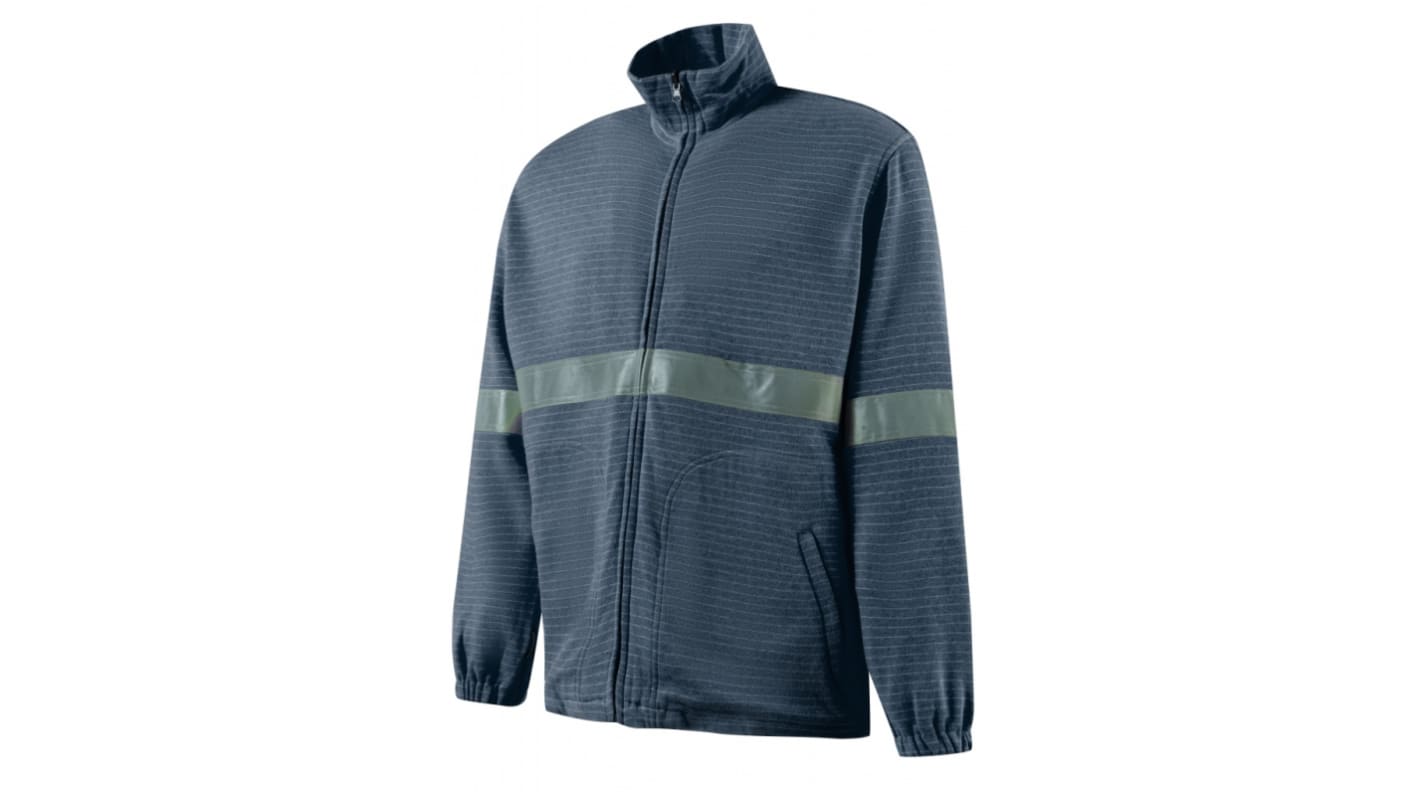 Giacca in pile ad alta visibilità Blu Navy Roots RO14690, S unisex