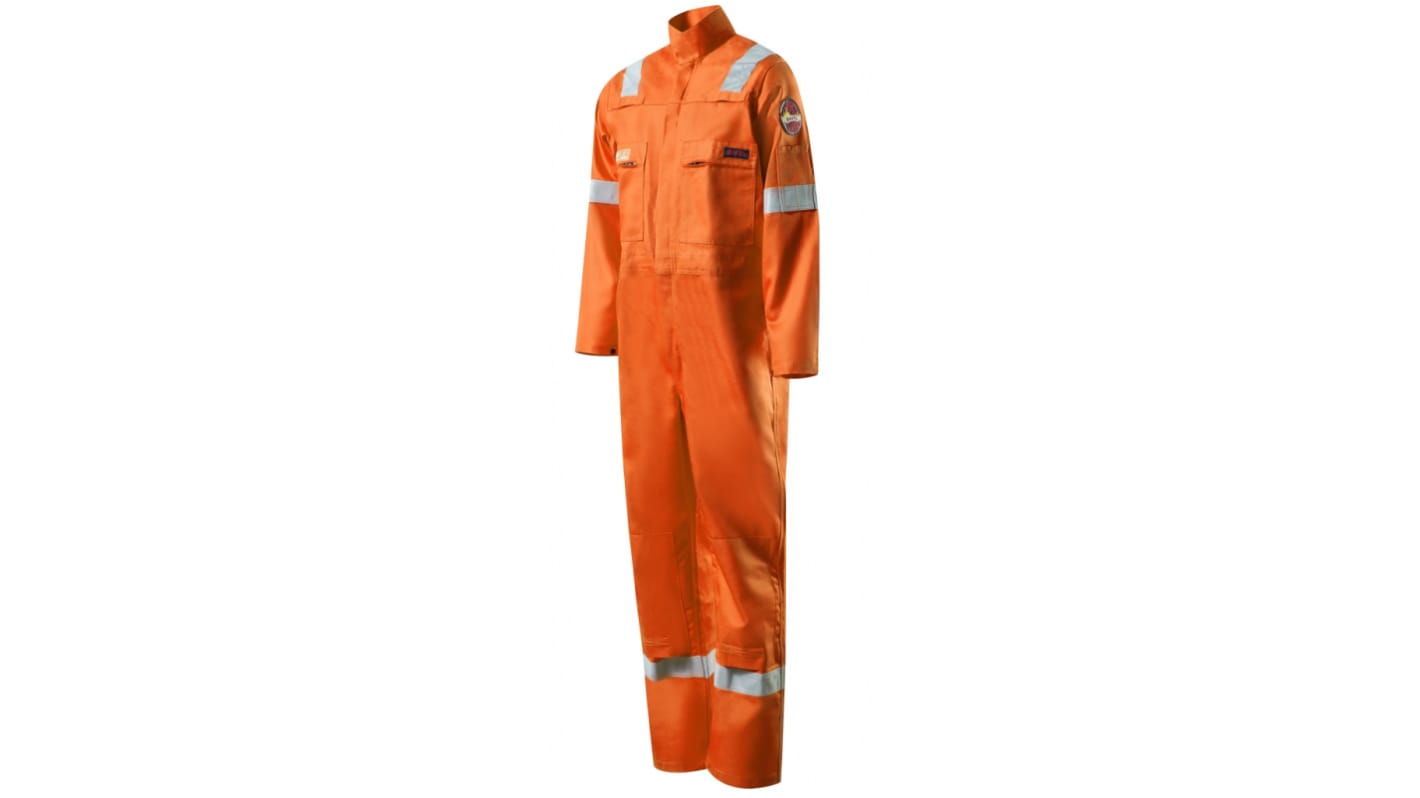 Roots Orange Reusable Hi Vis Overalls, UK58