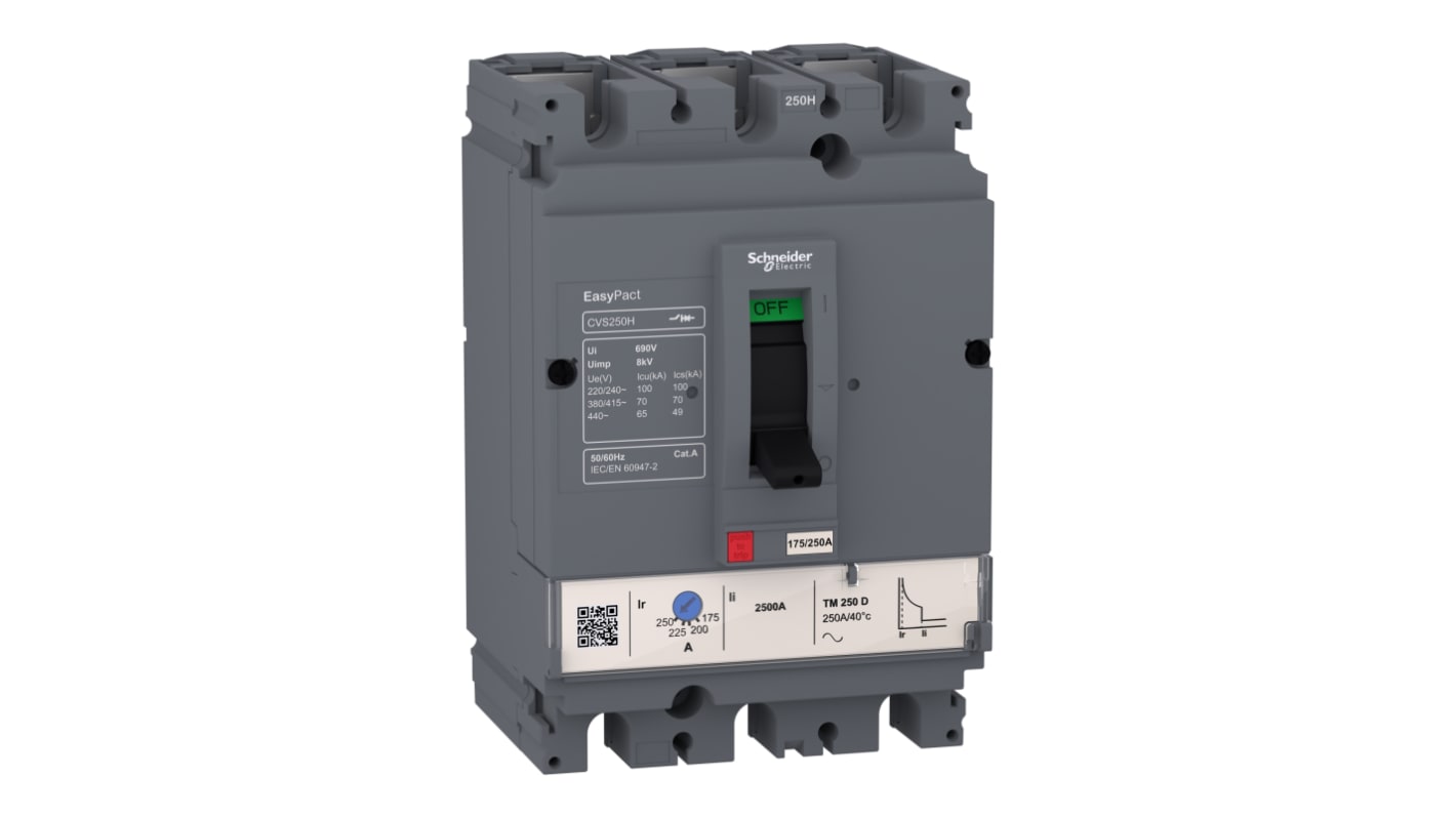 Schneider Electric 250A电子断路器, 固定