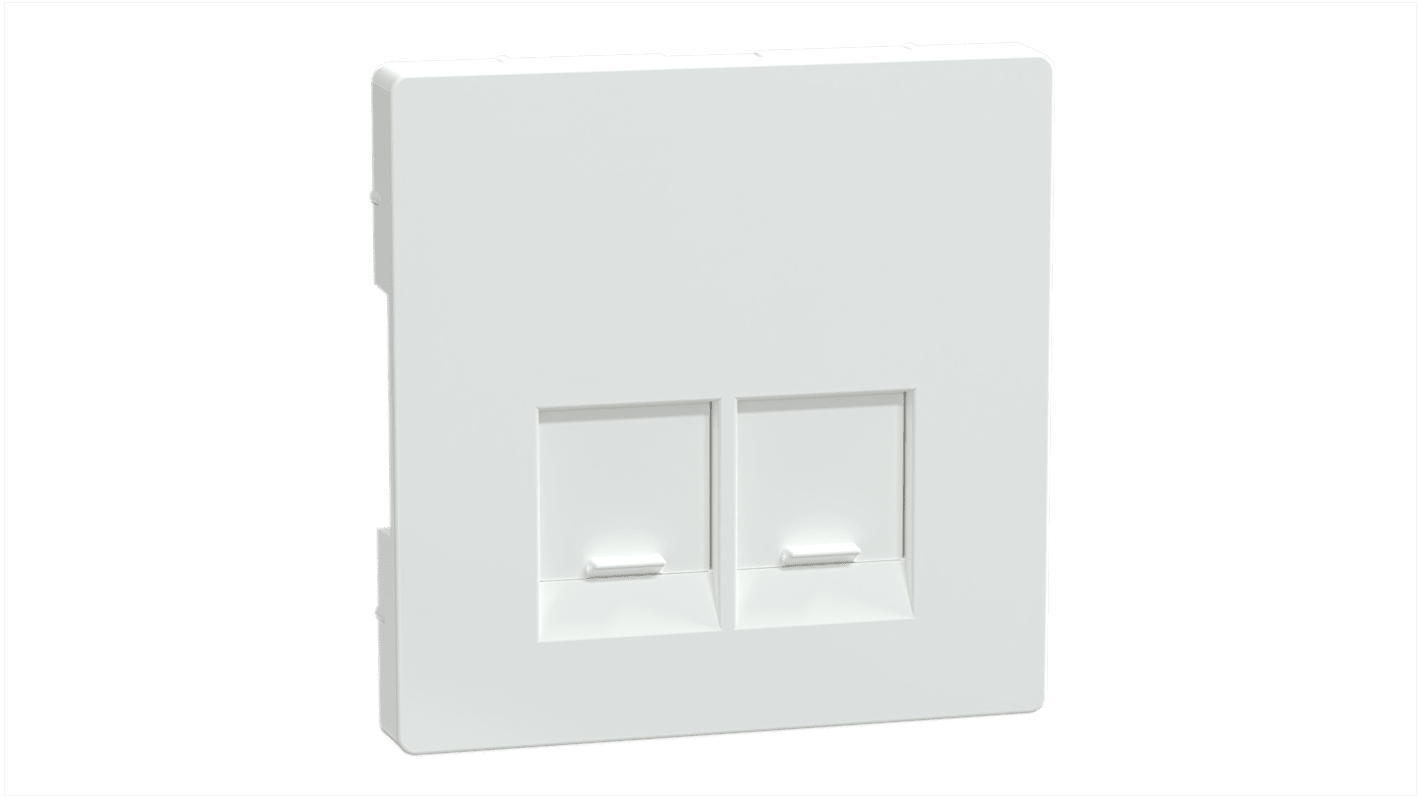 Presa elettrica, Schneider Electric MTN4572-6035, presa RJ45, Bianco, montaggio A clip