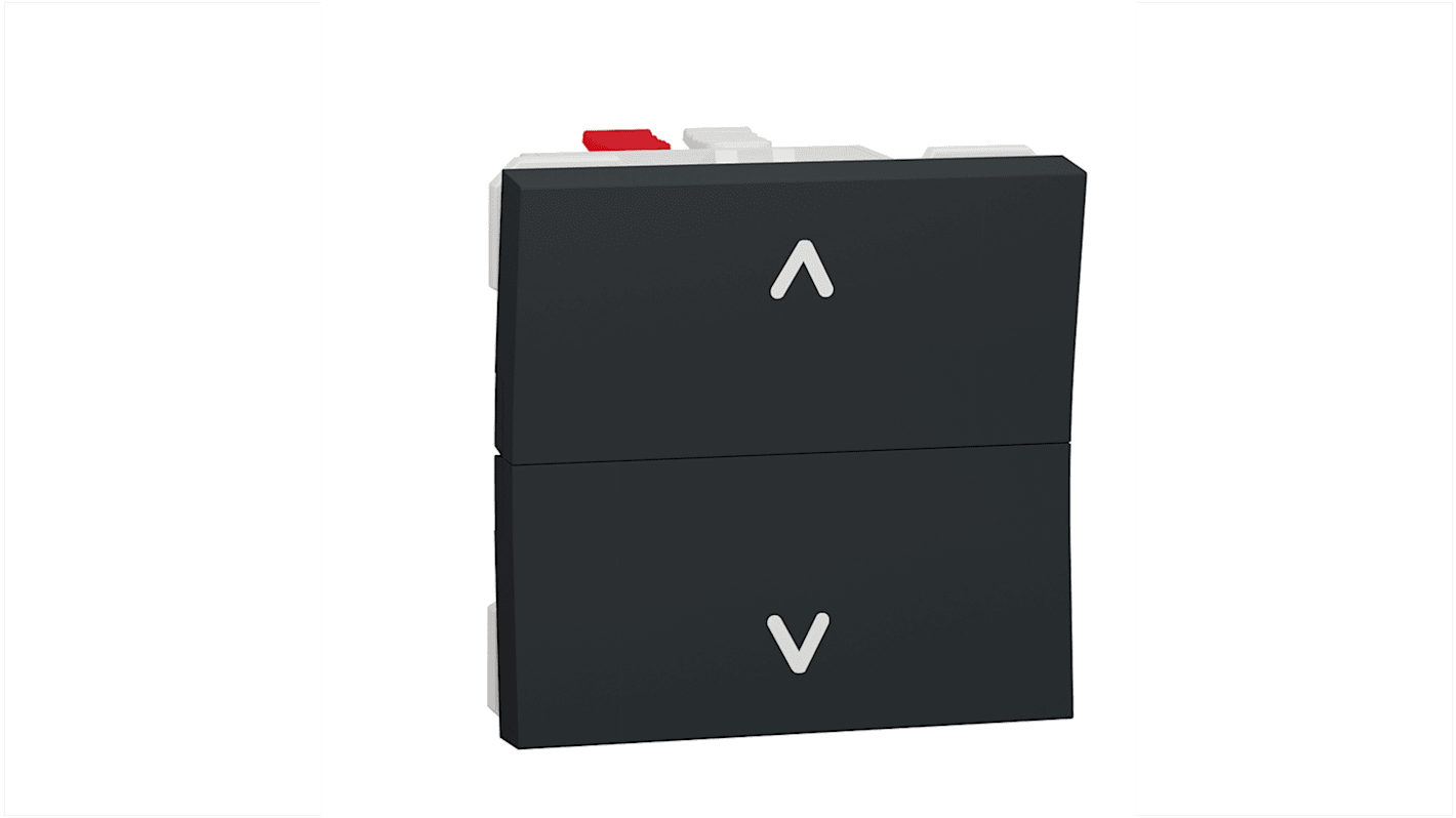 Schneider Electric Anthracite Rocker Light Switch, 2 Way, New Unica
