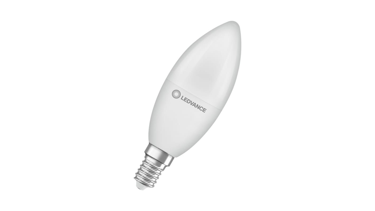LEDVANCE 409985 E14 LED Bulbs 7.5 W, 2700K, Warm White, Mini Candle shape