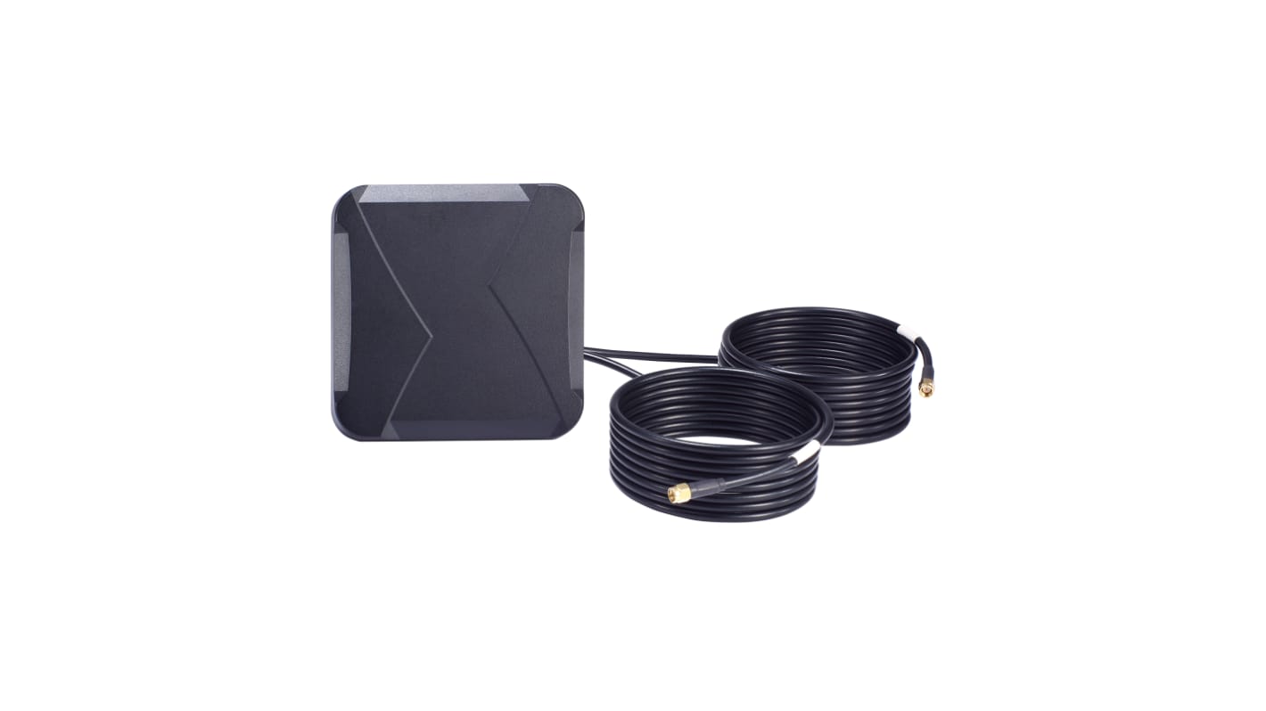Antenna multibanda MOXA MAT-5G-PA-SM-2-06-3m Vite Pannello SMA 6dBi 2G (GSM/GPRS), 3G (UTMS), 4G (LTE), 5G NR