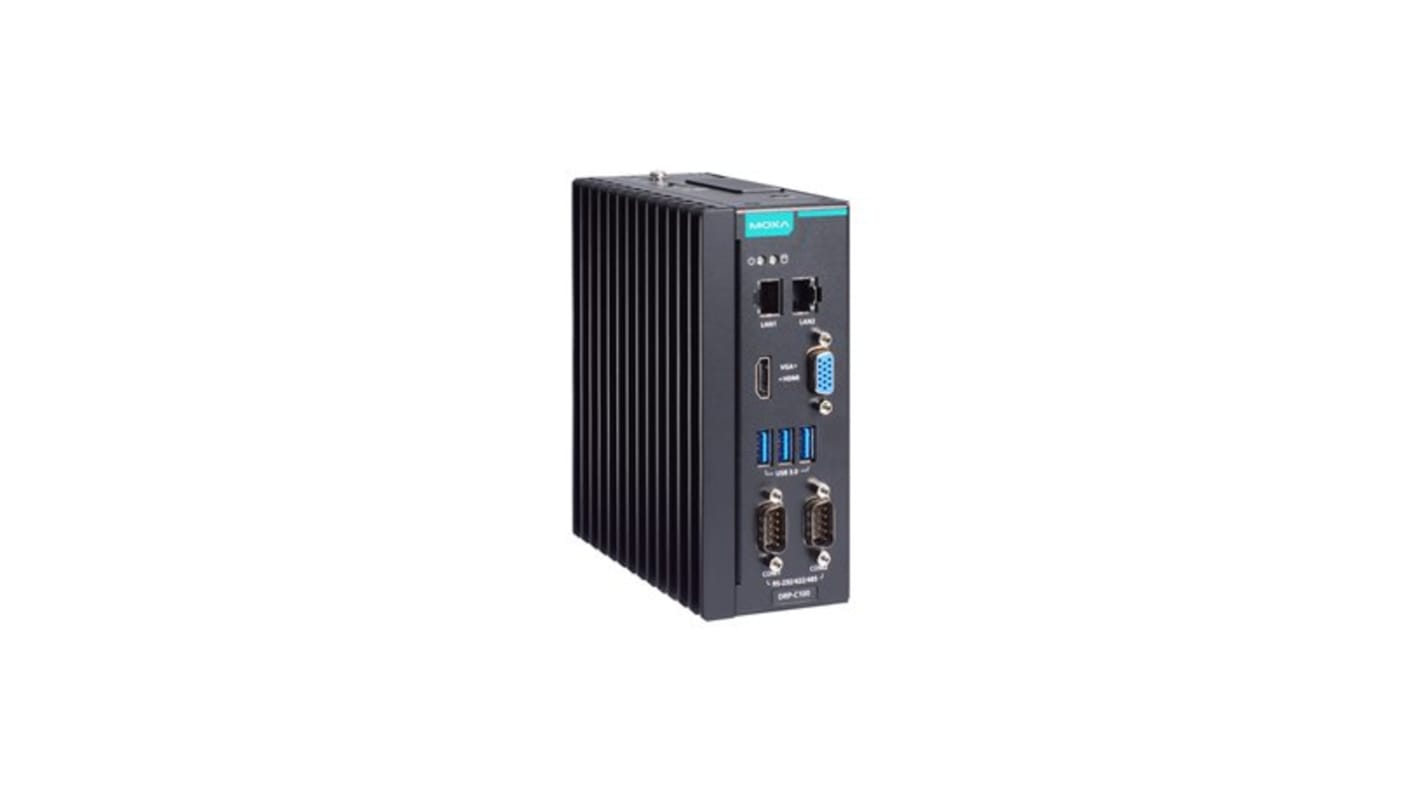Komputer przemysłowy Intel Core i7 2,8 GHz 60 x 130 x 150 mm IP20 8 GB 90W 4 DRP-C100 12/24 V DC