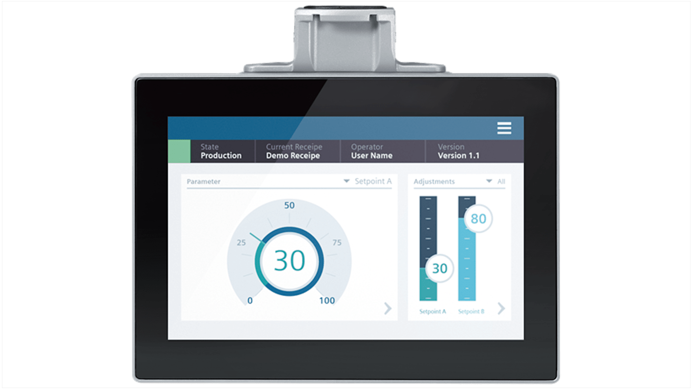Siemens SIMATIC HMI Unified Comfort PRO Series SIMATIC HMI Panel - 12.1 in, TFT Display, 1280 x 800