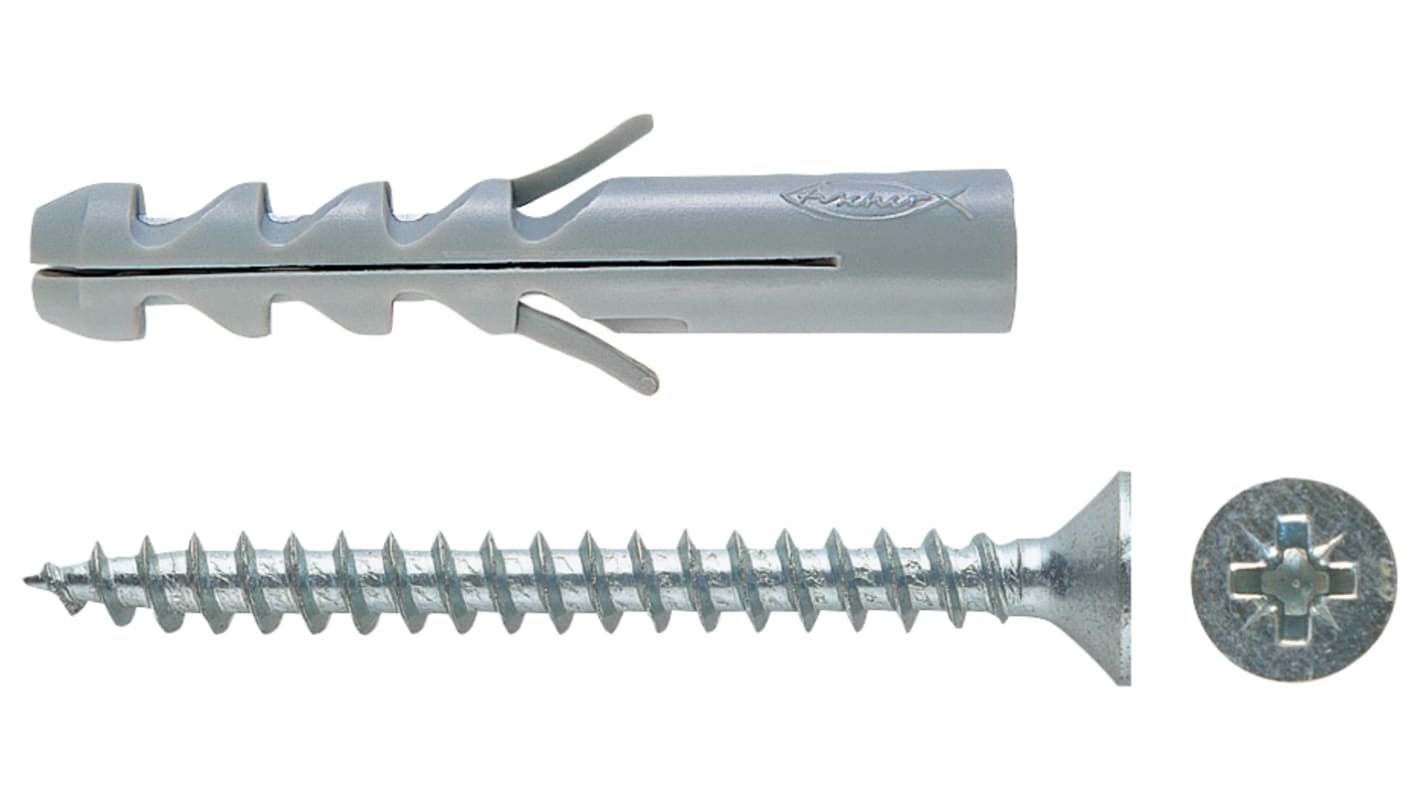 Tassello Fischer Fixings in Nylon, Ø fissaggio 6mm
