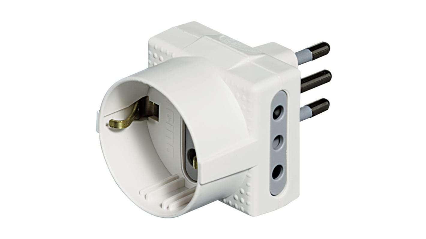 Bticino White Plug Socket
