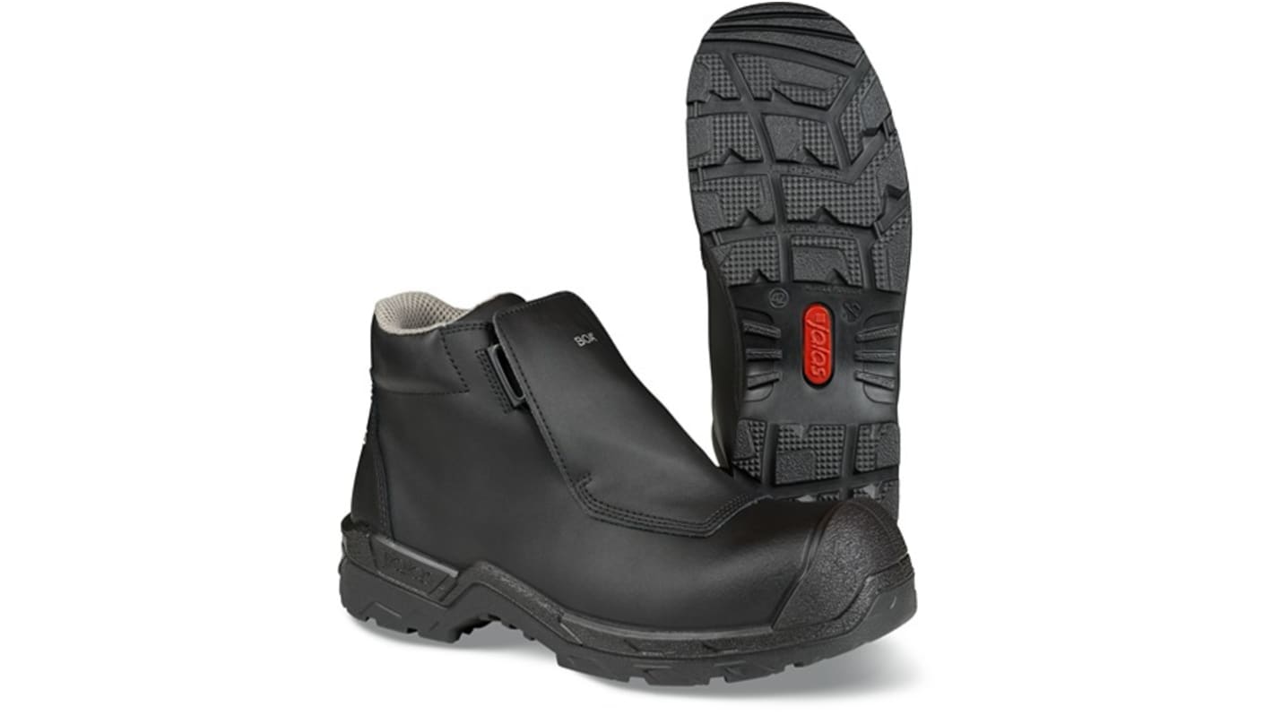 Jalas 1420 Unisex Black Composite Toe Capped Safety Shoes, UK 2, EU 35