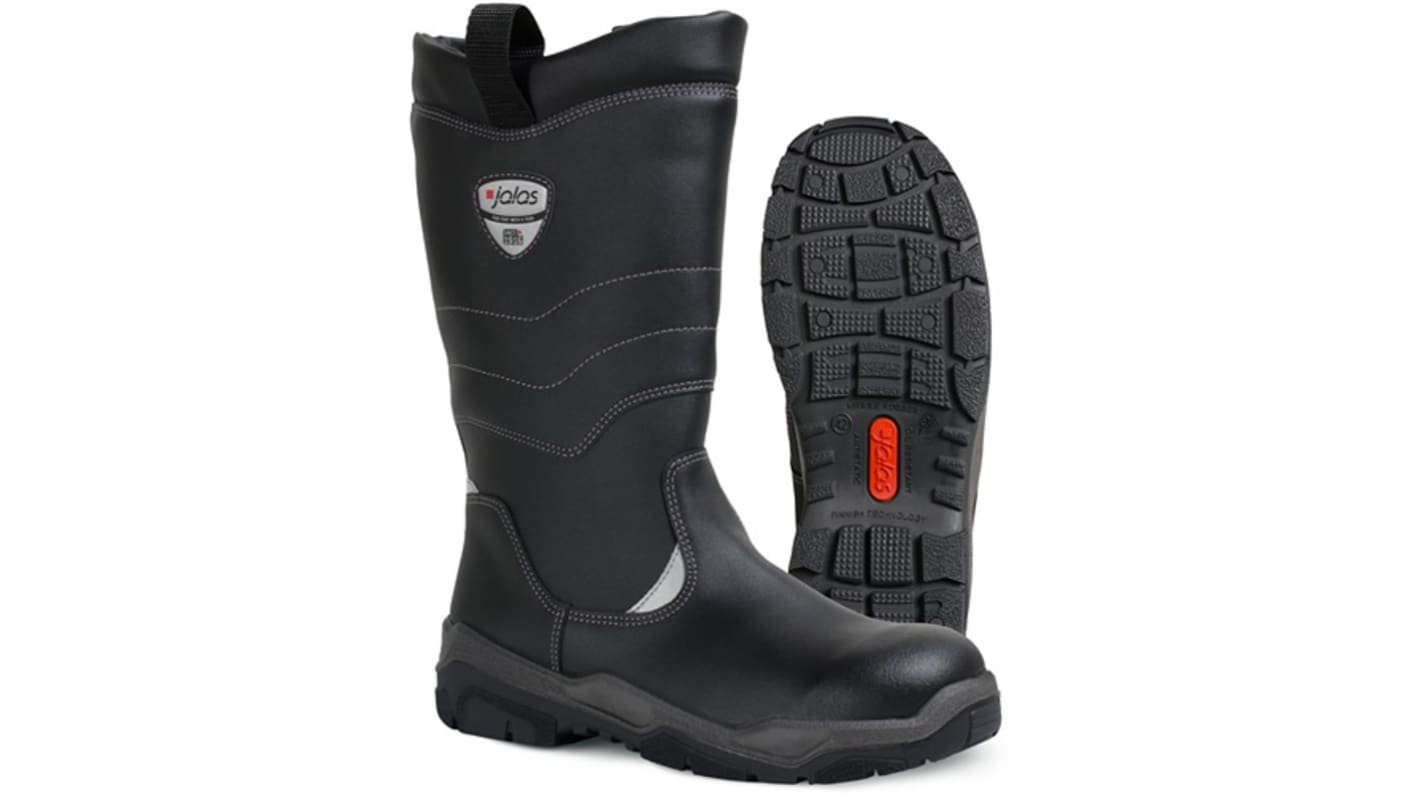 Jalas 1822 Unisex Black, Grey Safety Shoes, UK 10.5, EU 45