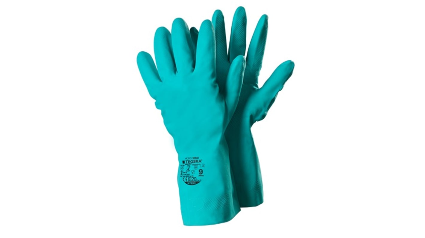 Guanti da lavoro Tegera TEGERA, Tg. 11, in Nitrile, col. Verde