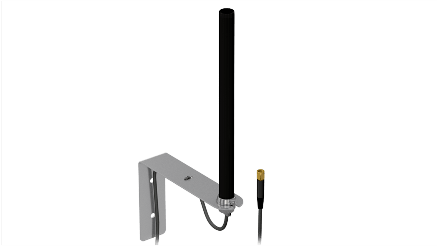 INSYS icom 10020596 Rod Multiband Antenna with SMA Connector, 2G (GSM/GPRS), 3G (UTMS), 4G (LTE)