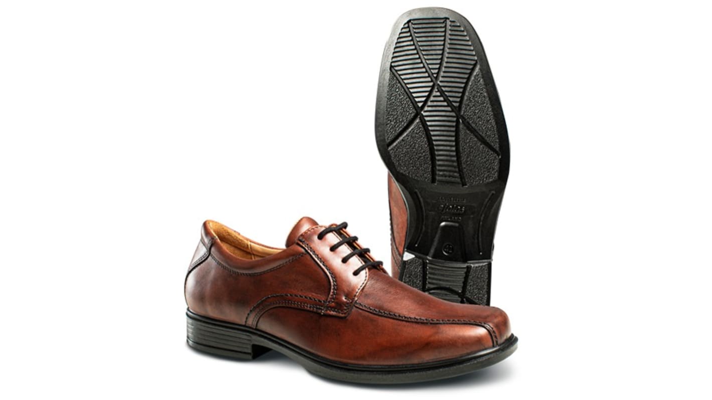 Jalas 2142 Unisex Brown Safety Shoes, UK 8, EU 42
