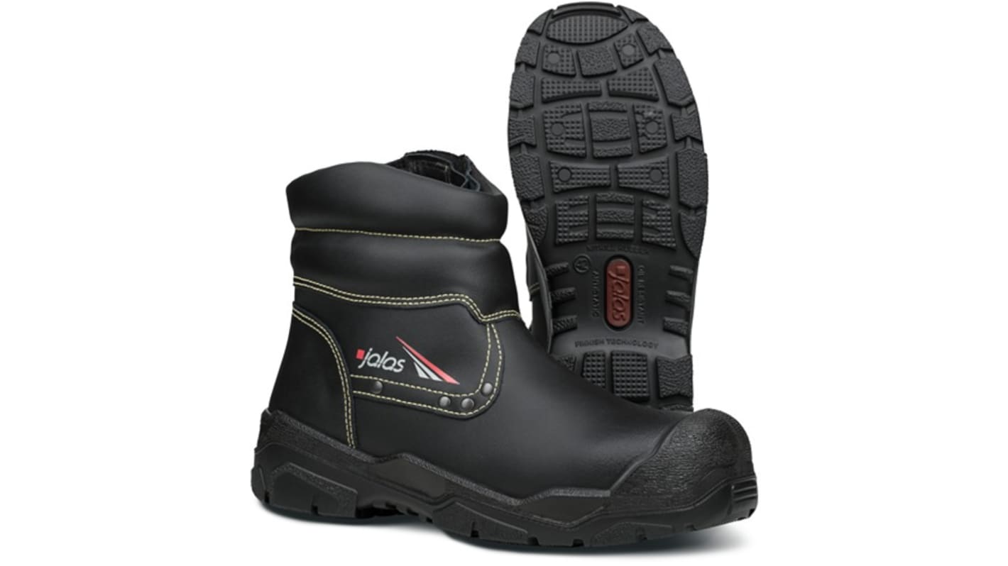 Jalas 1668W Unisex Black Aluminium Toe Capped Safety Shoes, UK 7, EU 41