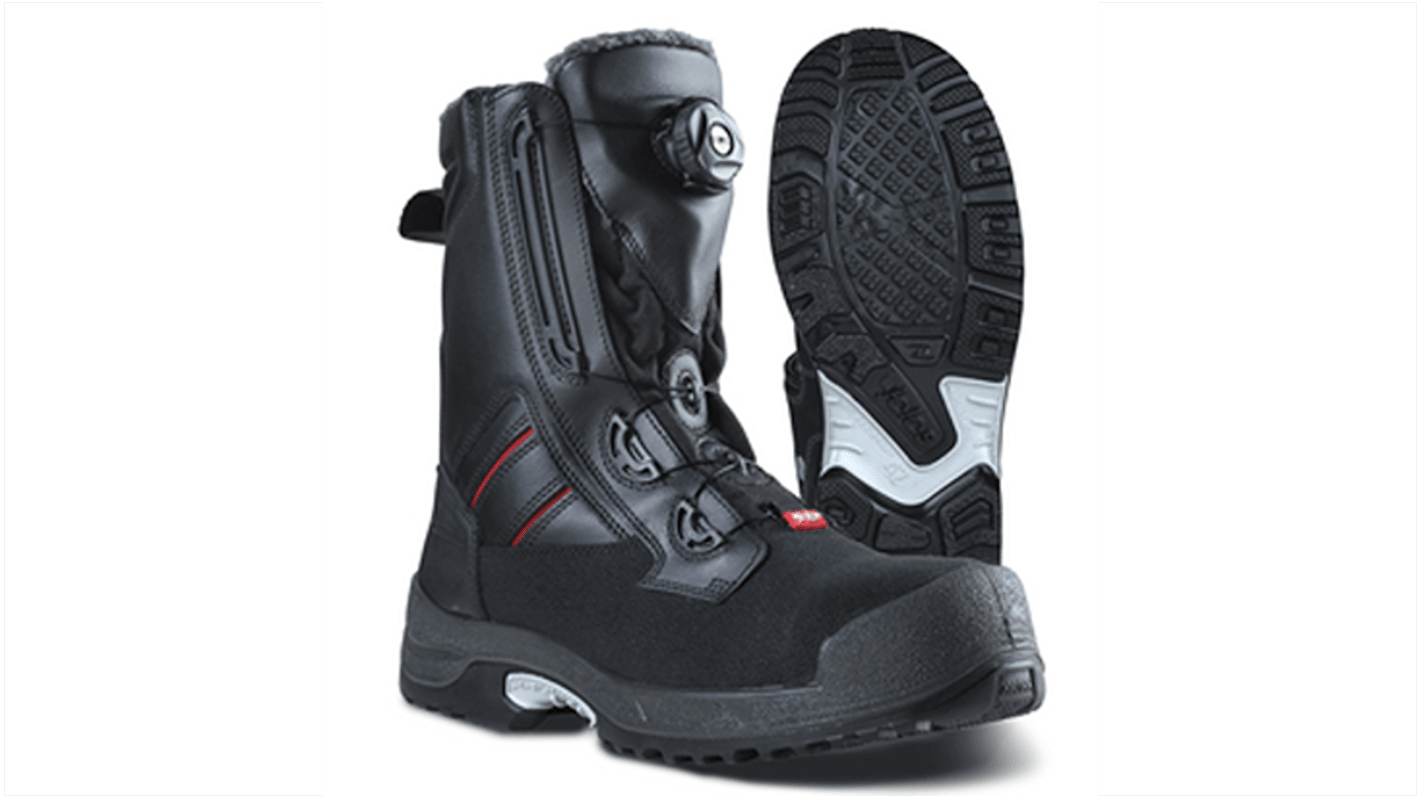 Jalas 1728 Unisex Black, Grey, Red Aluminium Toe Capped Safety Shoes, UK 7, EU 41