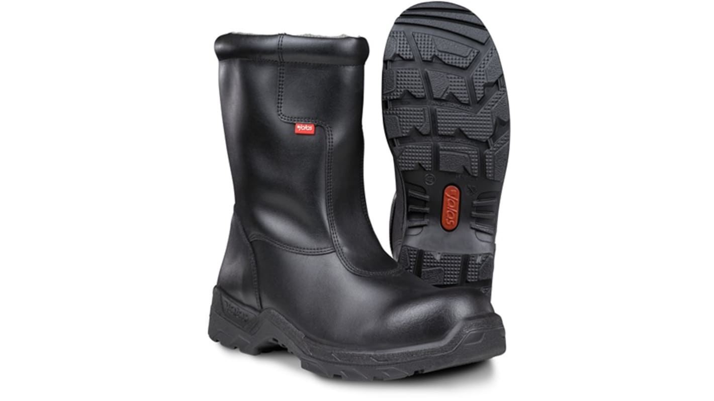 Jalas 1430 Unisex Black Composite Toe Capped Safety Shoes, UK 2, EU 35