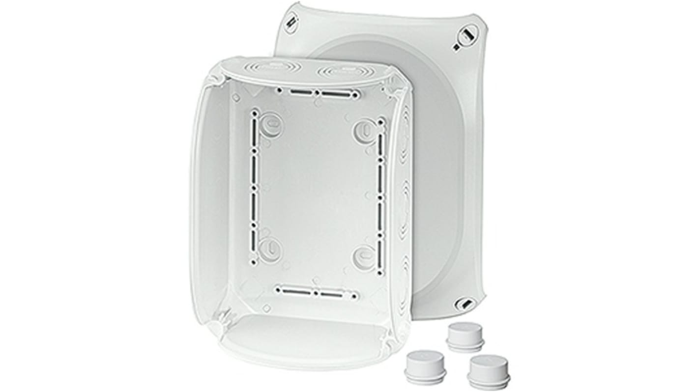 Scatola di derivazione HENSEL, Policarbonato Grigio, 92 x 210 x 155mm, IP55, IP66