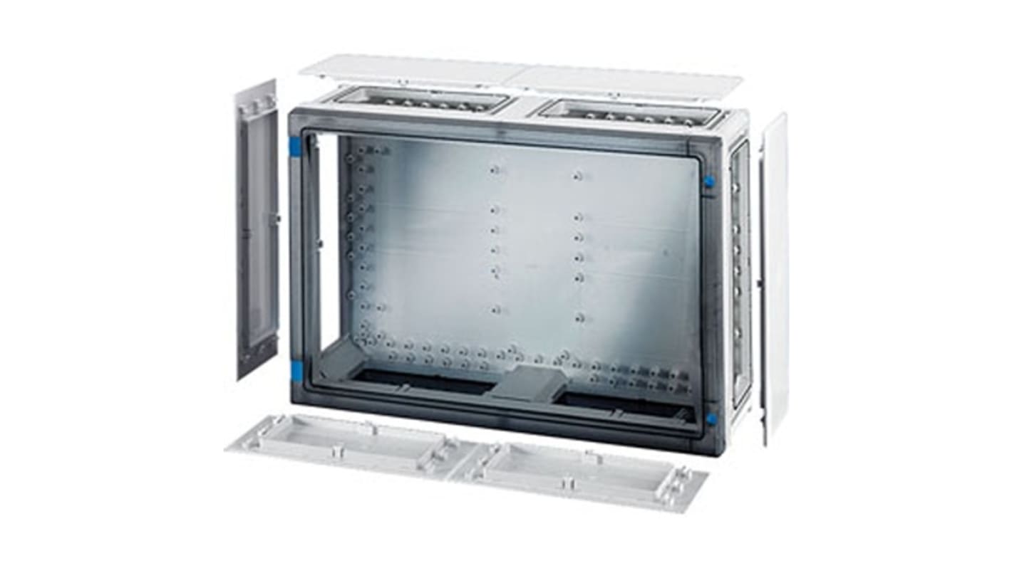 HENSEL FP Series Transparent Polycarbonate Junction Box, IP65, 163 x 546 x 366mm