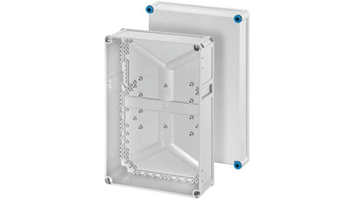 HENSEL K Series Grey Polycarbonate Junction Box, IP66, 150 x 275 x 425mm