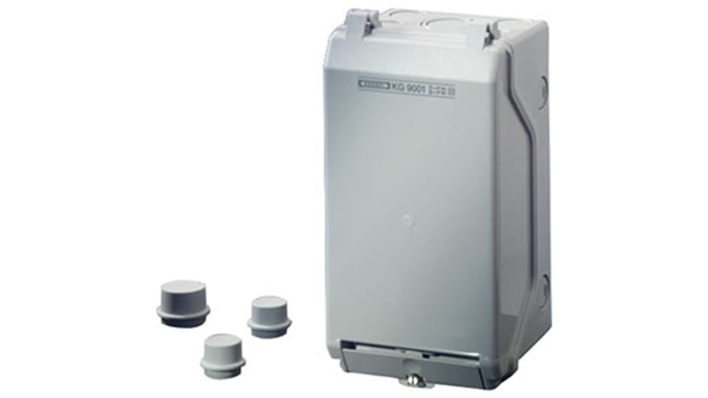 HENSEL KG Series Grey Polystyrene Junction Box, IP55, IP66, 95 x 101 x 205mm