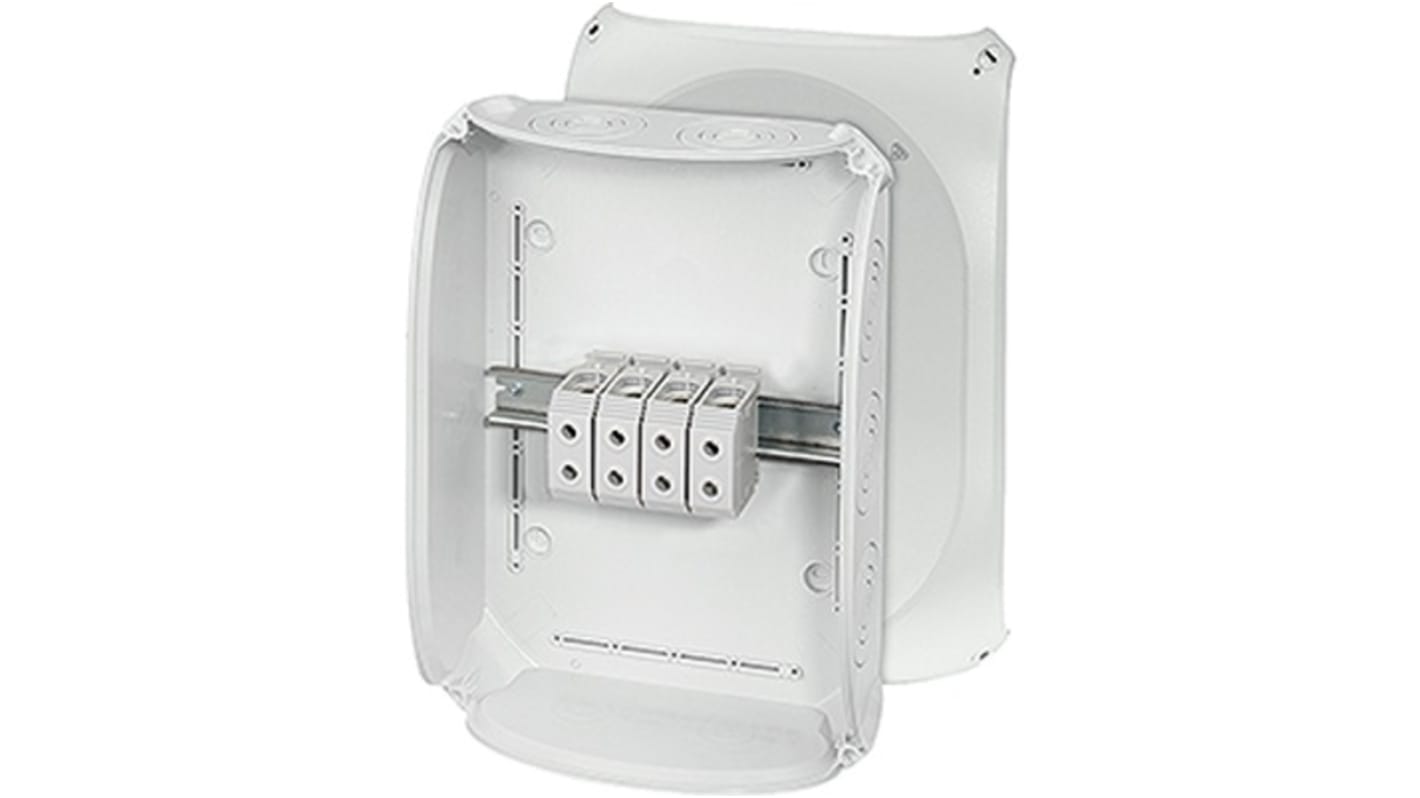 HENSEL DK Series Grey Polycarbonate Junction Box, IP66, 122 x 355 x 255mm