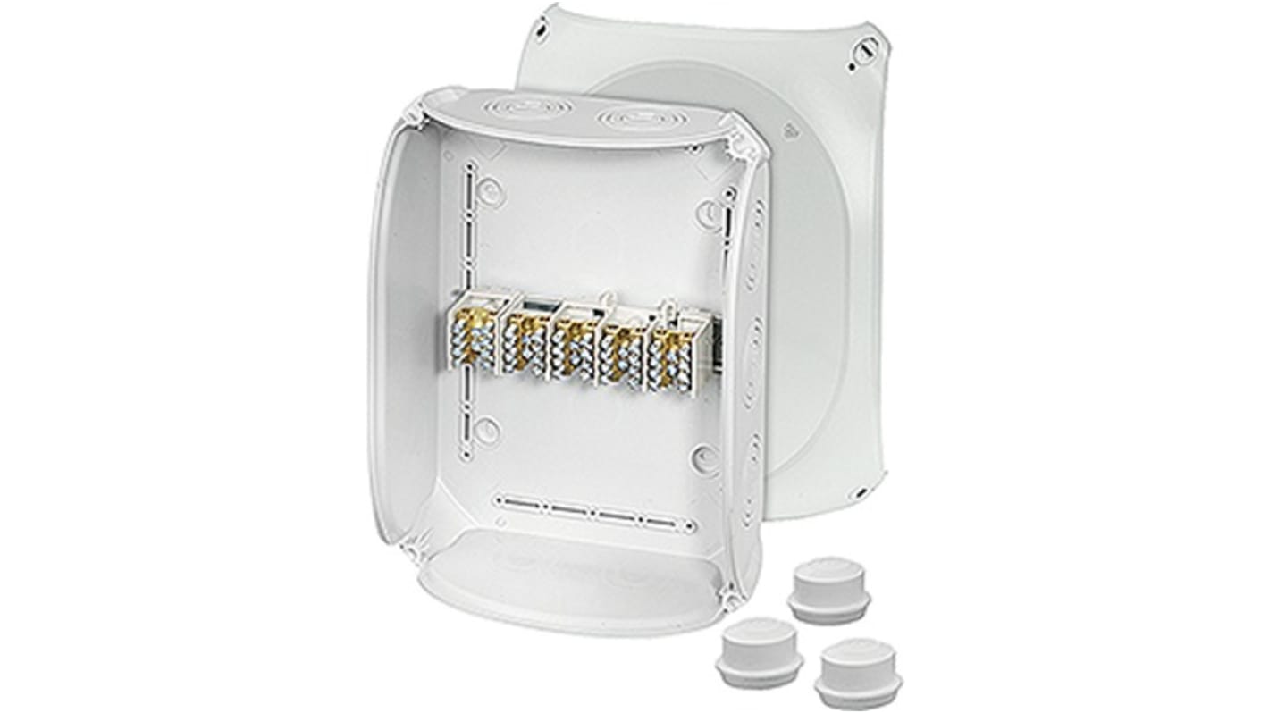 Boîte de jonction en Polycarbonate 122 x 295 x 225mm, IP55, IP66