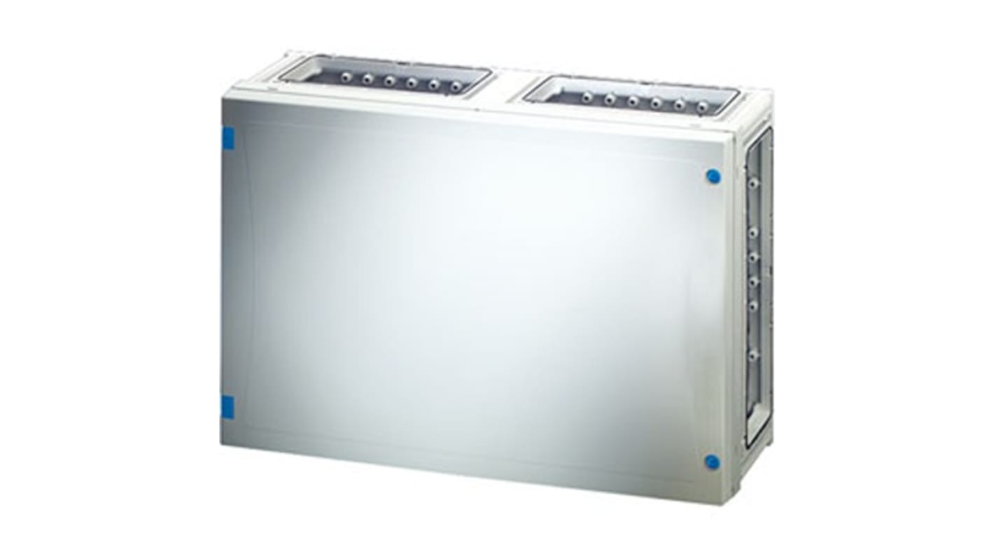 HENSEL FP Series Grey Polycarbonate Junction Box, IP66, 140 x 486 x 306mm