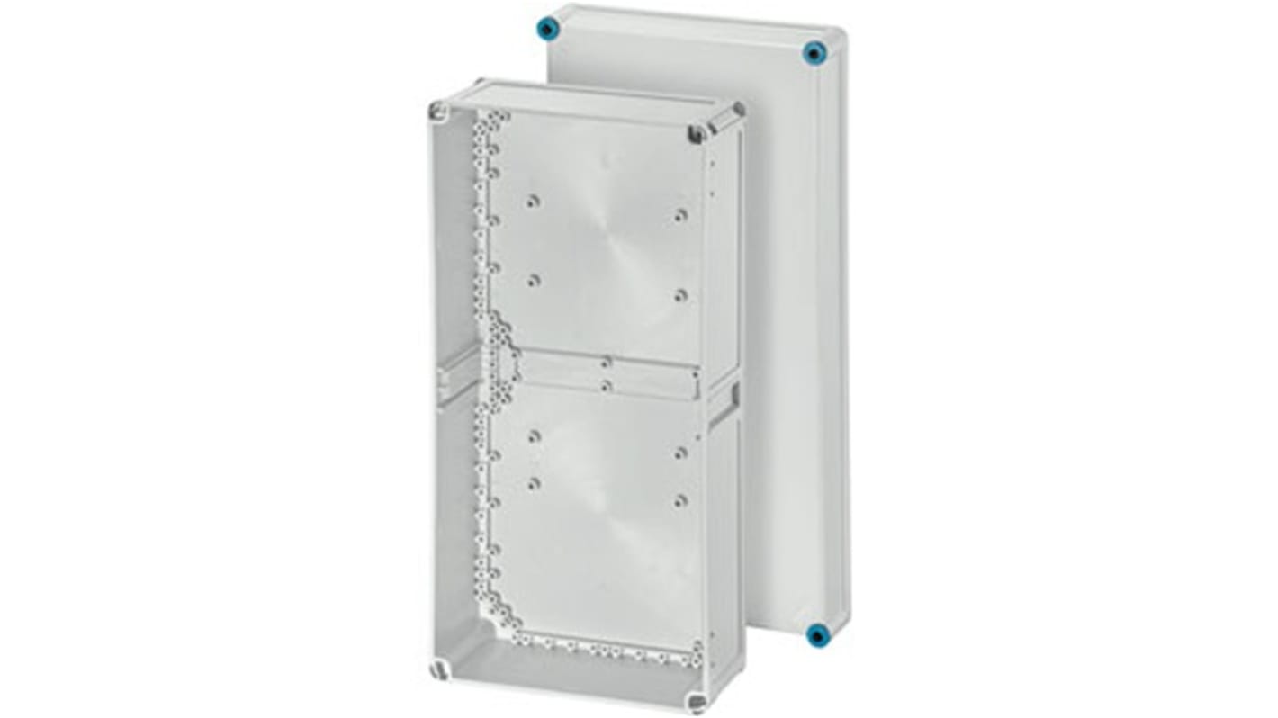 HENSEL K Series Grey Polycarbonate Junction Box, IP66, 150 x 275 x 575mm