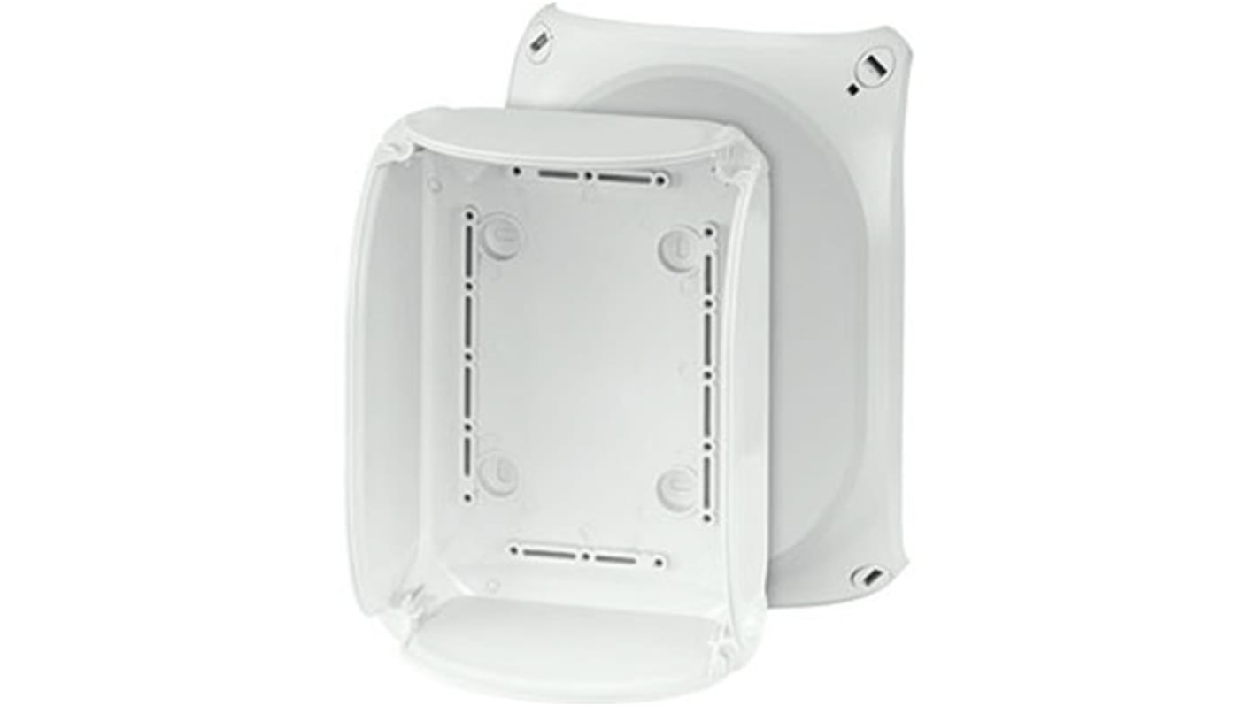 HENSEL KF Series Grey Polycarbonate Junction Box, IP66, IP67, IP69, 92 x 210 x 155mm