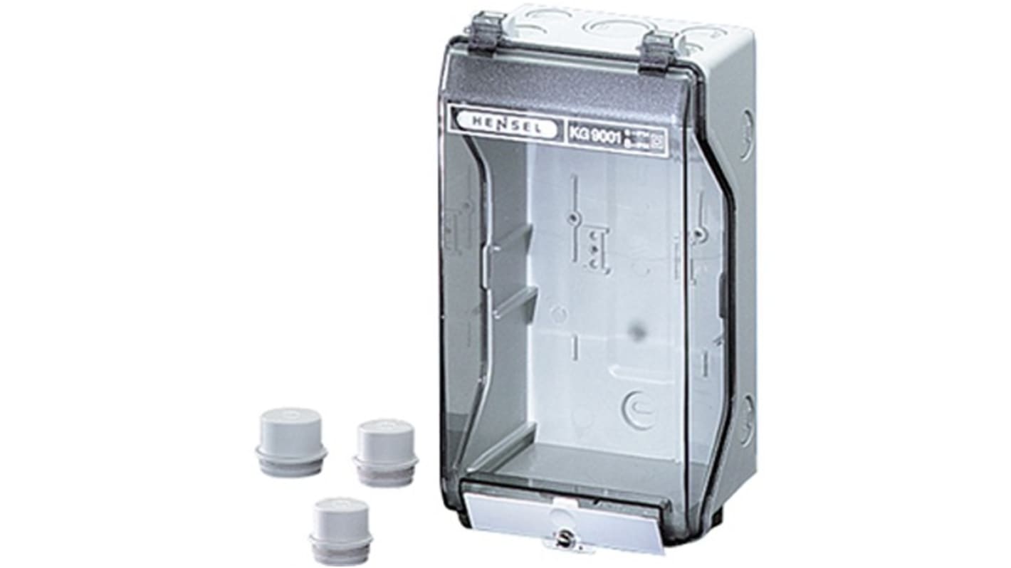 HENSEL ジャンクションボックス, ポリスチレン, グレー, 95 x 101 x 205mm IP55、IP66