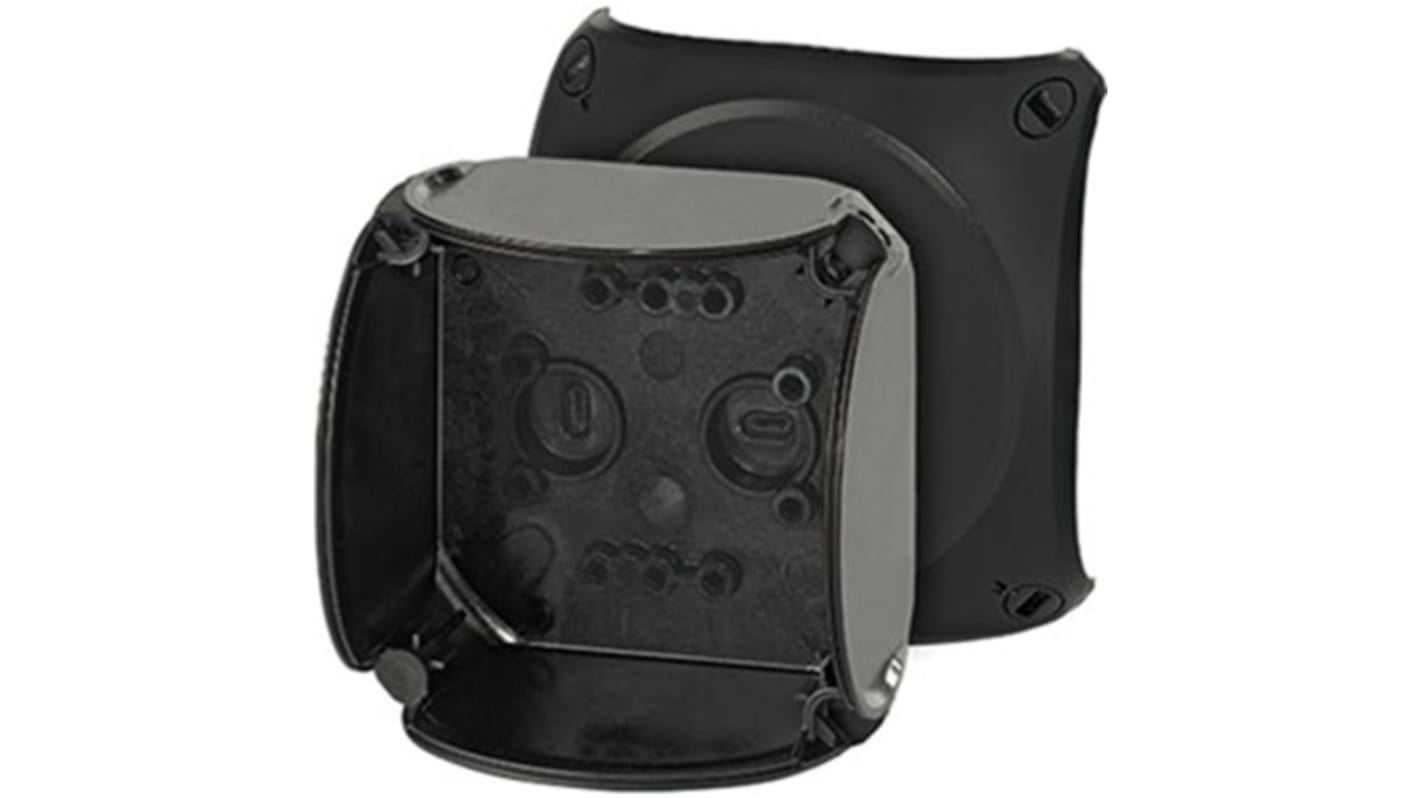 HENSEL EB Series Black Polycarbonate Junction Box, IP66, 62 x 93 x 93mm