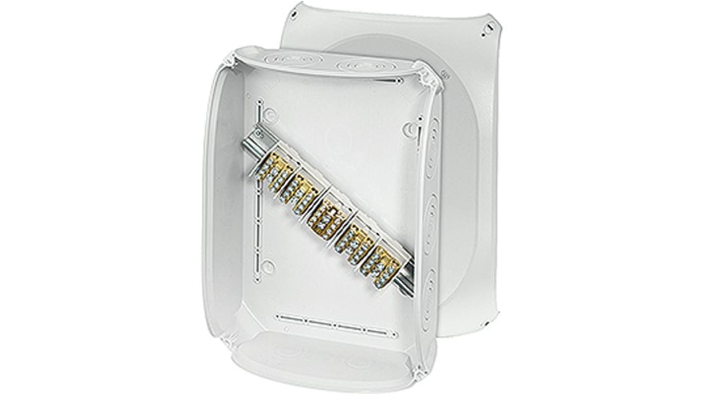 HENSEL DK Series Grey Polycarbonate Junction Box, IP66, 122 x 355 x 255mm