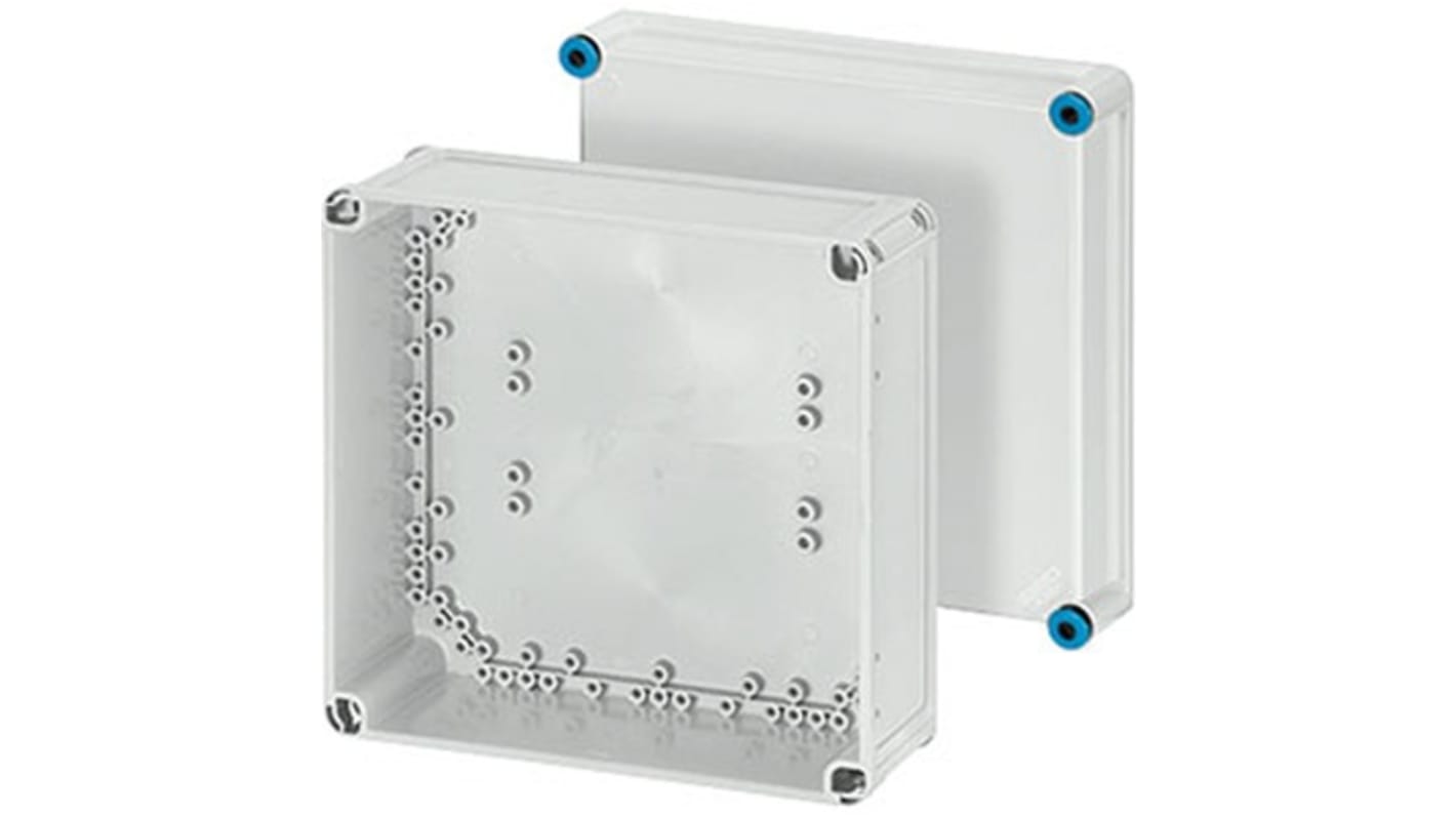 HENSEL K Series Grey Polycarbonate Junction Box, IP66, 150 x 275 x 275mm