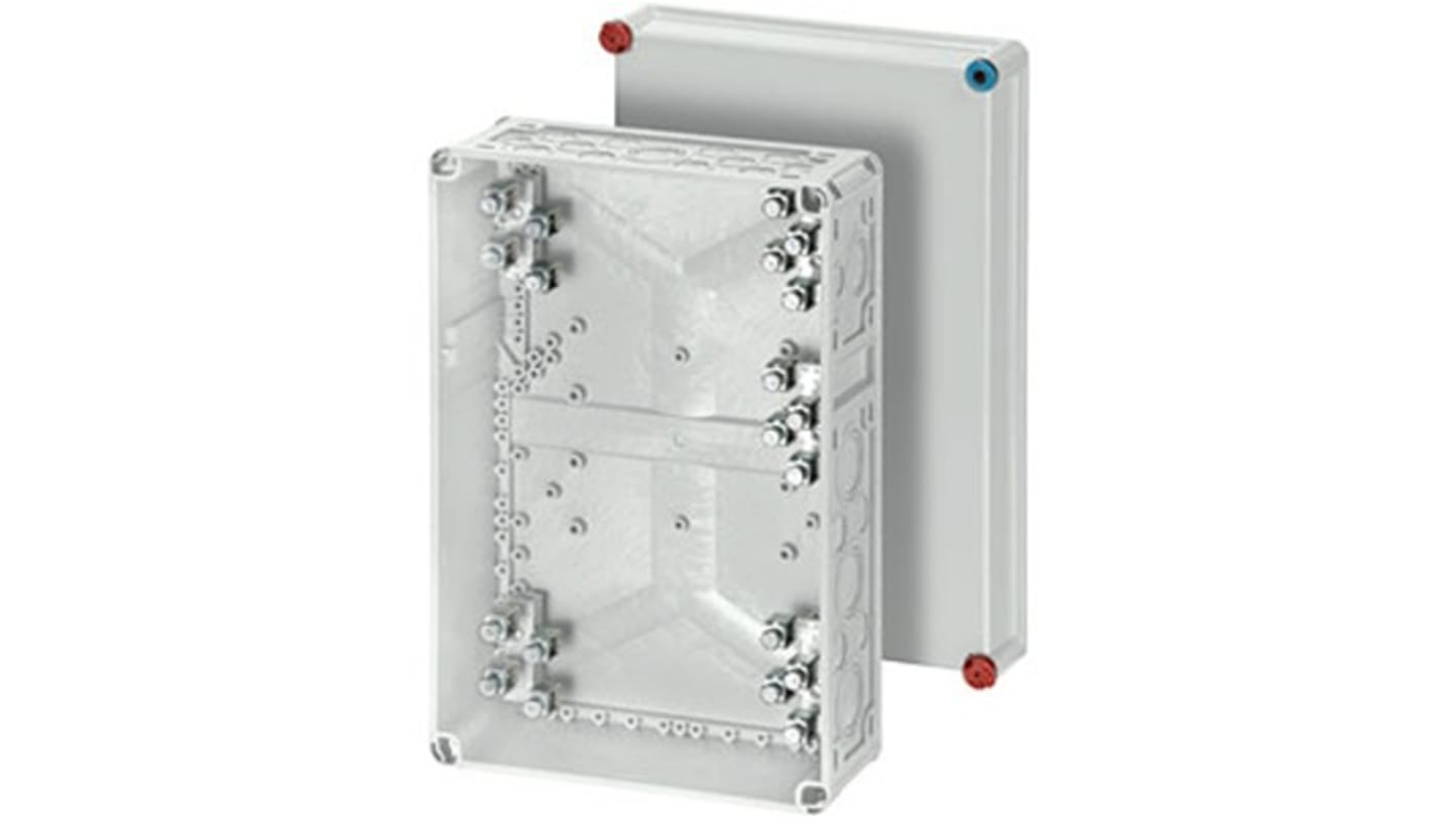 HENSEL K Series Grey Polycarbonate Junction Box, IP65, 170 x 300 x 450mm