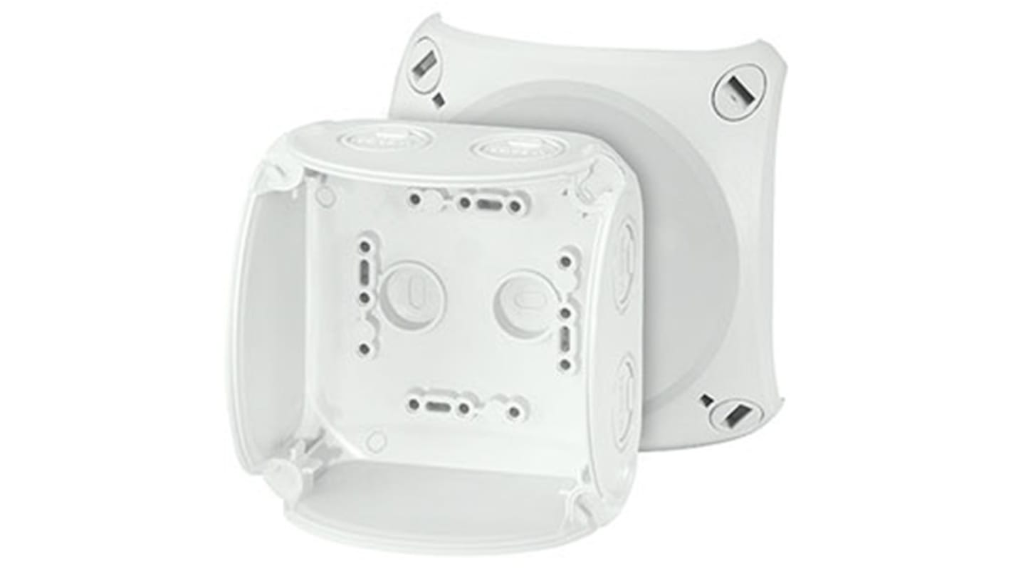 HENSEL KF Series Grey Polycarbonate Junction Box, IP66, IP67, IP69, 70 x 104 x104mm